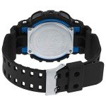 G-SHOCK Men's GA100-1A2 Black/Blue Watch