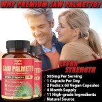 Saw Palmetto Capsules with Ashwagandha & More - 120ct