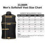 Men's Lightweight Fleece-Lined Softshell Vest - Black