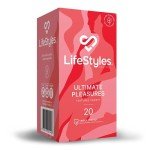 Lifestyles Ultimate Pleasures Condoms - 20 Pack