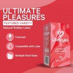 Lifestyles Ultimate Pleasures Condoms - 20 Pack