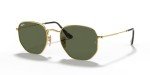 Ray-Ban Hexagonal Arista Gold Sunglasses - 54mm