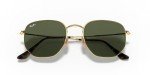 Ray-Ban Hexagonal Arista Gold Sunglasses - 54mm