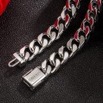 Classic 925 Sterling Silver Cuban Chain Bracelet