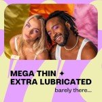 Moments Mega Thin Extra Lubricated Condoms - 24 Pack