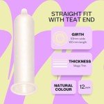 Moments Mega Thin Extra Lubricated Condoms - 24 Pack