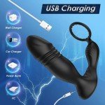 Men's Prostate Massager with Remote Control and Vibrations