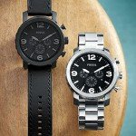 Fossil Men's Nate Stainless Steel Chronograph Watch