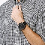 Fossil Men's Nate Stainless Steel Chronograph Watch