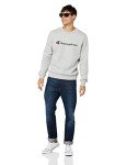 Champion Men's Script Logo Crew Sweatshirt