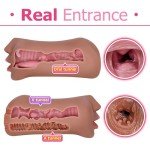 3-in-1 Realistic Male Masturbator with Textured Design