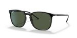 Ray-Ban RB4387 Black & Green Sunglasses, 56mm