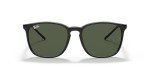 Ray-Ban RB4387 Black & Green Sunglasses, 56mm