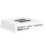 Naked Pink Ultra Thin Lubricated Condoms - 144 Pack