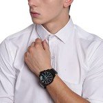 Diesel Men's Mega Chief Black IP Watch