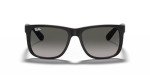 Ray-Ban Justin Sunglasses RB4165 Rubber Black 55mm
