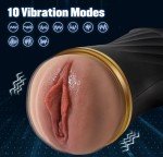 Automatic Vibrating Male Masturbator with 10 Modes