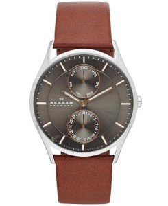 Skagen Men's Holst Saddle Leather Watch