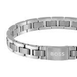 Men's Stainless Steel Link Bracelet by HBJ BOSS