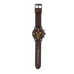 Fossil Men's Stainless Steel Watch with Brown Band