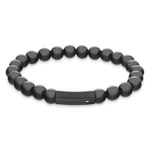 Tommy Hilfiger Men's Onyx Stone Bracelet
