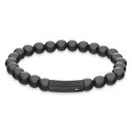 Tommy Hilfiger Men's Onyx Stone Bracelet
