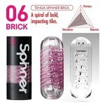 TENGA Spinner SPN-006 Brick Spiral Male Masturbator