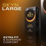 SKYN® Large Ultra-Soft Non-Latex Condoms - 10 Pack