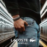 Lacoste Men's Silver Metropole Link Bracelet