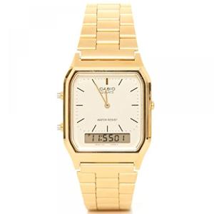 Casio Men's Gold Tone Dress Watch AQ230GA-9DS