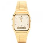 Casio Men's Gold Tone Dress Watch AQ230GA-9DS