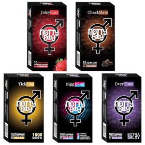 NottyBoy 50 Count Mixed Condom Variety Pack
