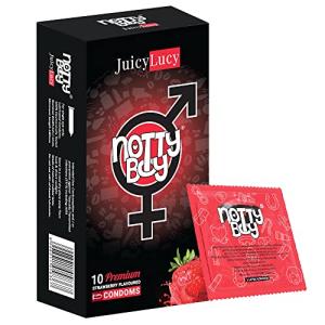 NottyBoy Extra Thin Strawberry Condoms - 10 Pack