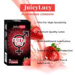 NottyBoy Extra Thin Strawberry Condoms - 10 Pack