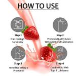 NottyBoy Extra Thin Strawberry Condoms - 10 Pack