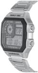 Casio Men's Silver Stainless Steel Digital Watch