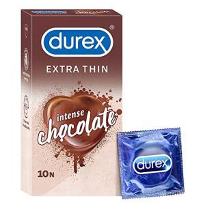 Durex Extra Thin Chocolate Flavored Condoms - 10 Pack