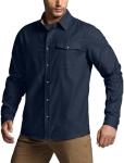 CQR Men's Soft Cotton Flannel Plaid Shirt
