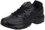 FILA Men's Black Memory Workshift Sneakers, Size 10