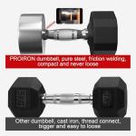 PROIRON 14kg Rubber Dumbbell for Home Gym
