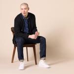 Men's Soft Touch Cardigan Sweater - Black