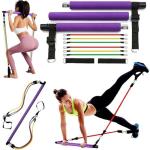 Portable Pilates Bar Kit with Resistance Bands