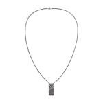 Calvin Klein Men's Grey Steel Pendant Necklace
