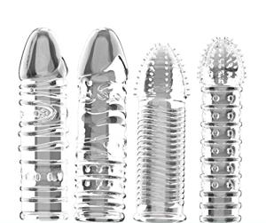 Sponver Threaded Male Condom Pack of 4