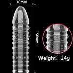 Sponver Threaded Male Condom Pack of 4