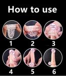 Sponver Threaded Male Condom Pack of 4