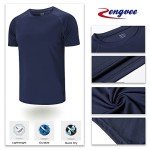 5 Pack Men's Quick-Dry Workout T-Shirts