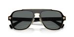 Versace Medusa Charm Matte Black Sunglasses