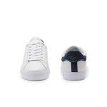 Lacoste Men's Powercourt 2.0 Sneakers, White/Navy