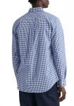 GANT Men's College Blue Gingham Shirt, 4XL